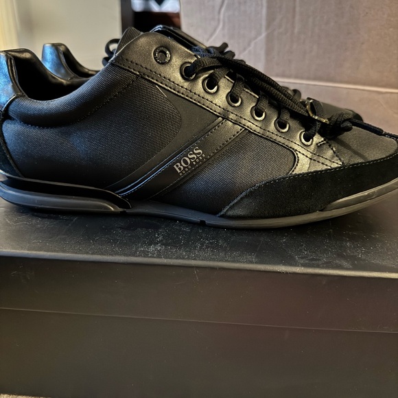 Hugo Boss Men’s Saturn Low Leather Suede Sneakers size US 11 - Picture 3 of 7